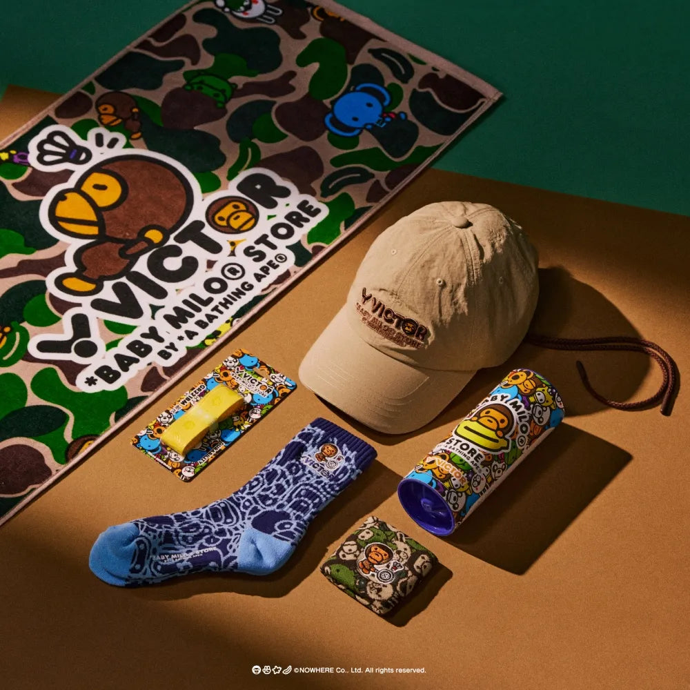 Victor x Baby Milo Store Men's Socks SK509BM-G (Jungle Camo) - COMING SOON