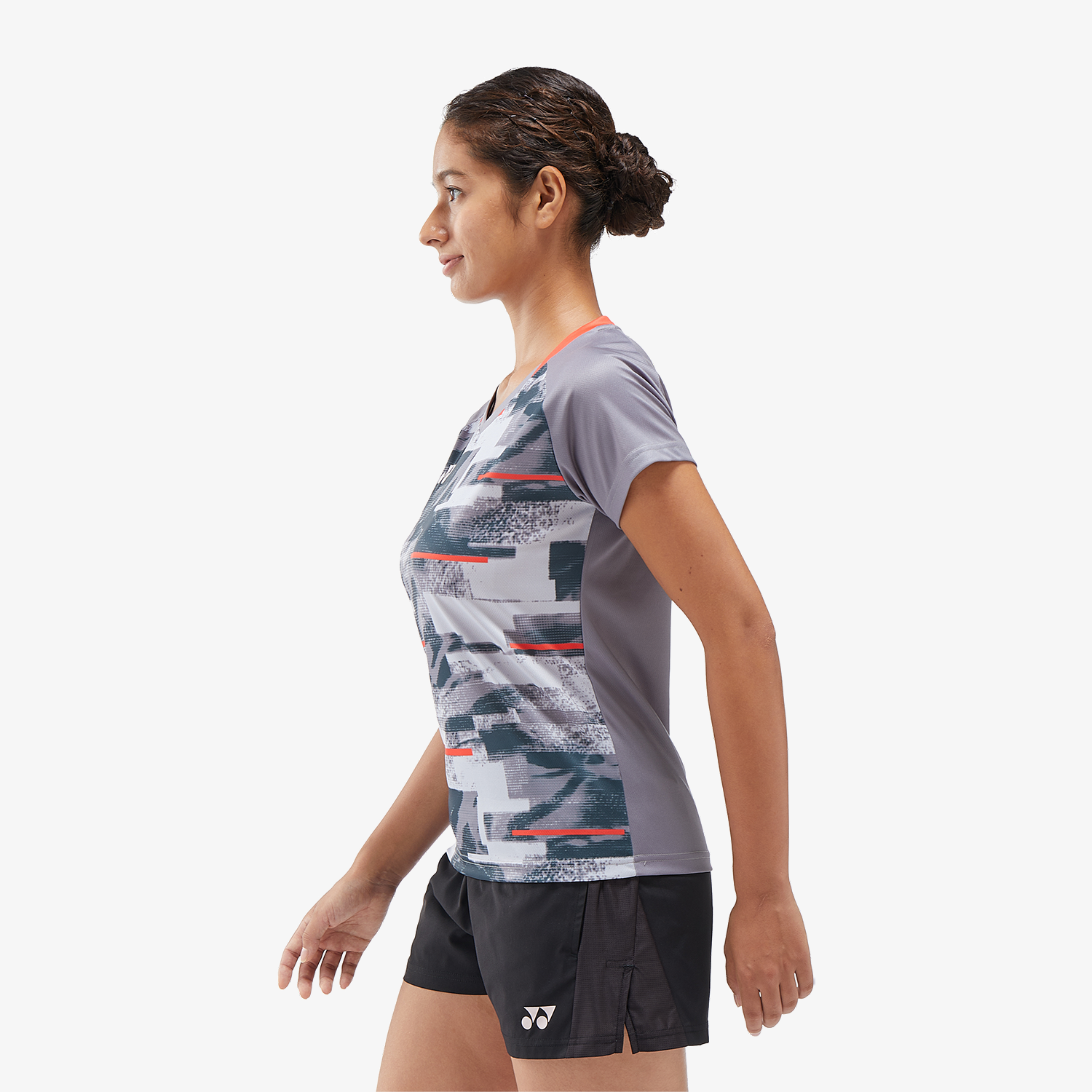 Yonex Women's Crew Neck Shirts YW0034 (Gray)