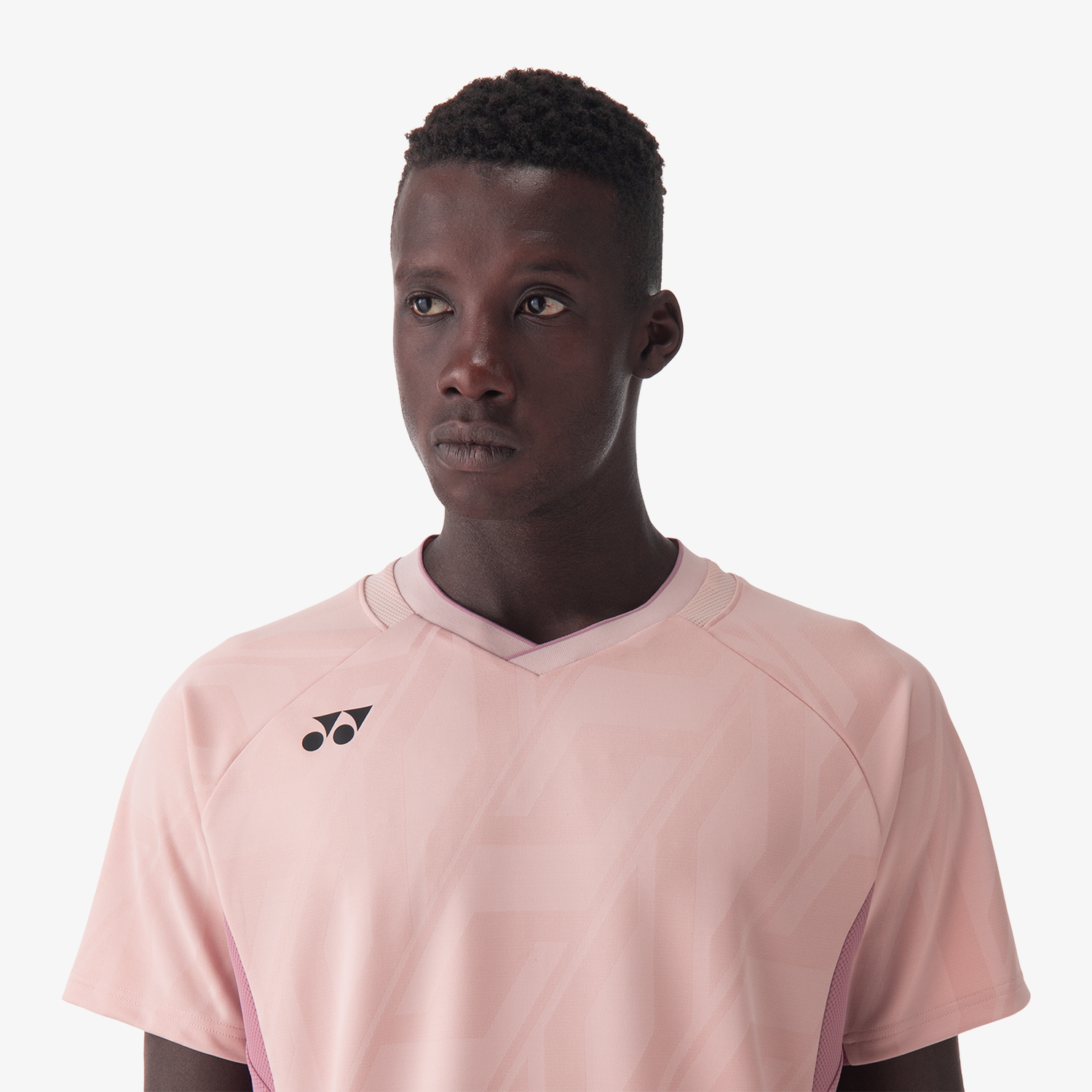 Yonex Men's Crew Neck Shirt 10632 (Smoke Pink)