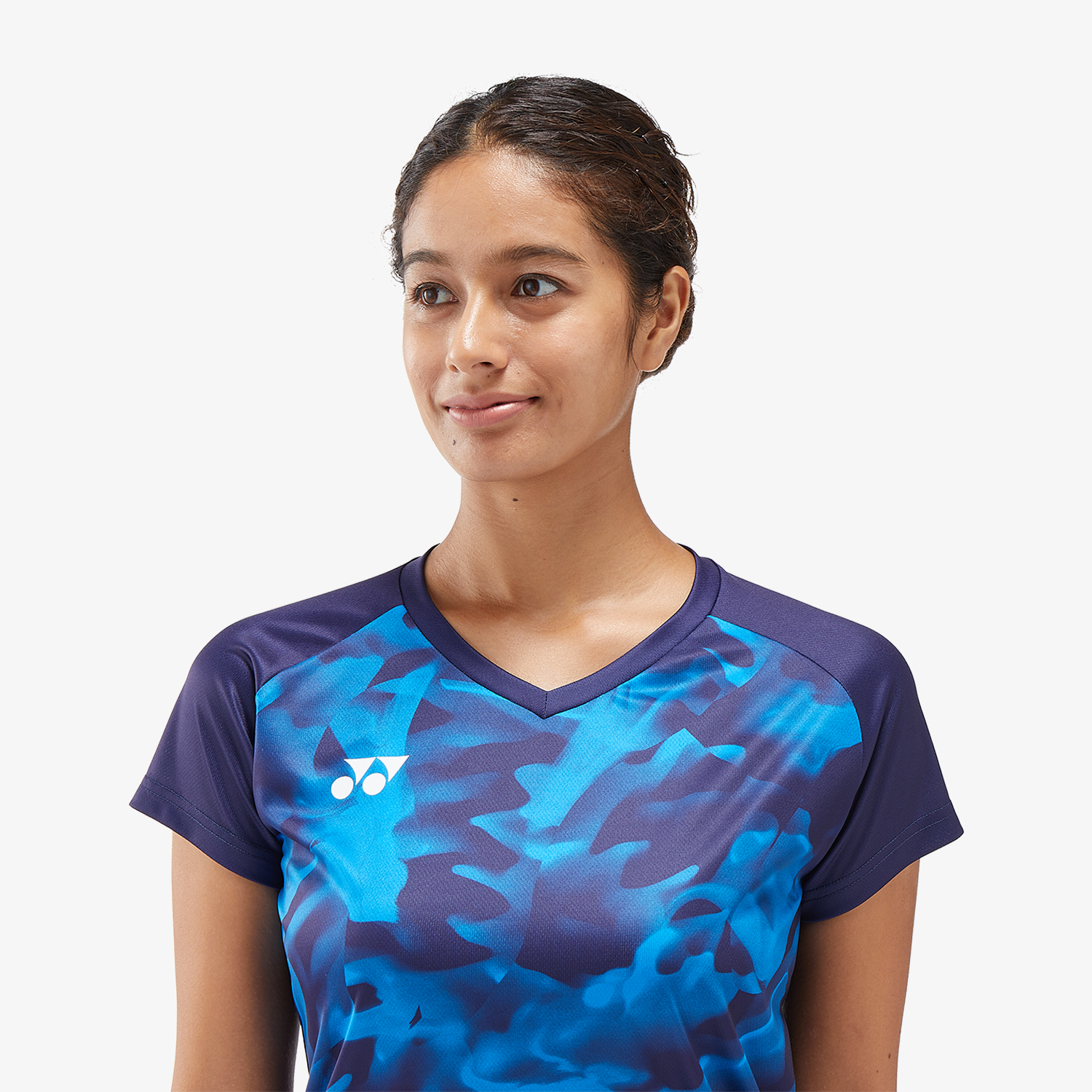 Yonex Women's Crew Neck Shirts YW0033 (Navy Blue)
