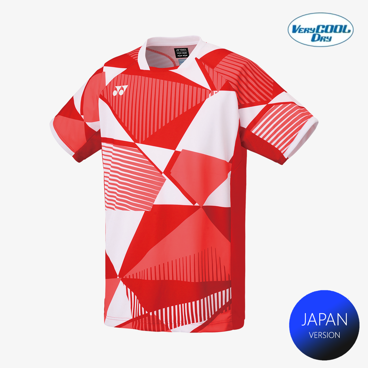 Yonex Men's Crew Neck Shirt 10635 (Tango Red)