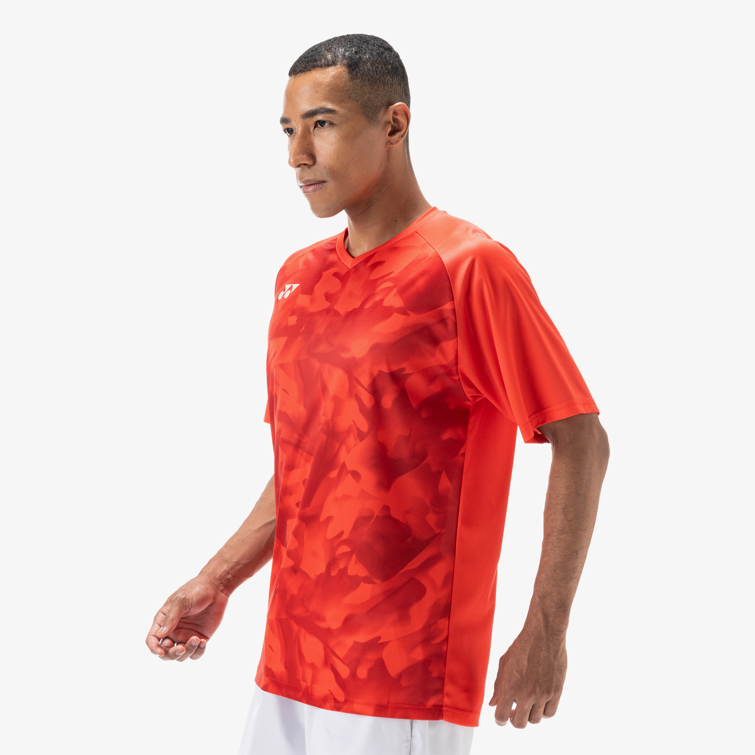Yonex Men's Crew Neck Shirts YM0033 (Pearl Red)