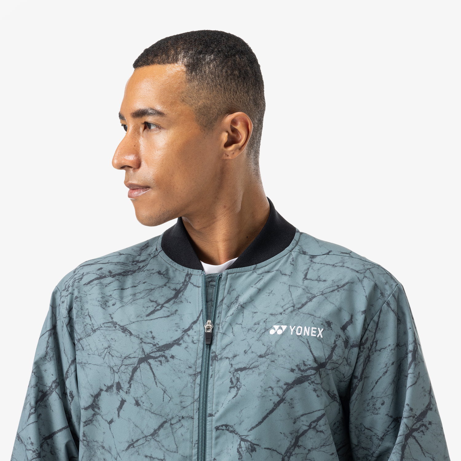 Yonex 2025 Men's Warm-Up Jacket YM0041 (Olive)