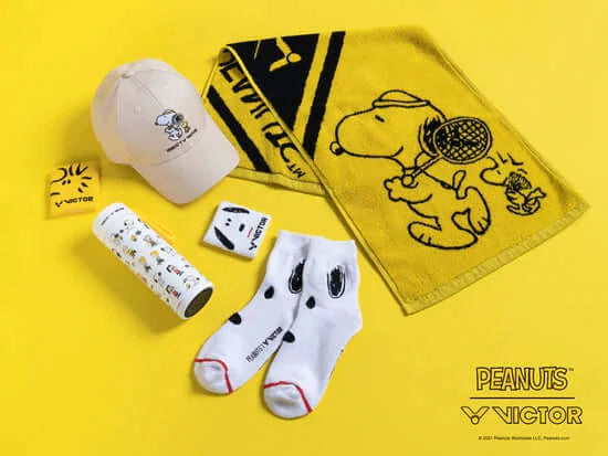 Victor x Peanuts Junior Sports Socks SK-SN-JR (White) 