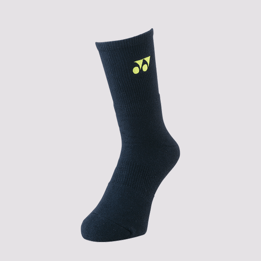 Yonex Men's XL Sports Socks 19120 (Navy / Citrus Green)