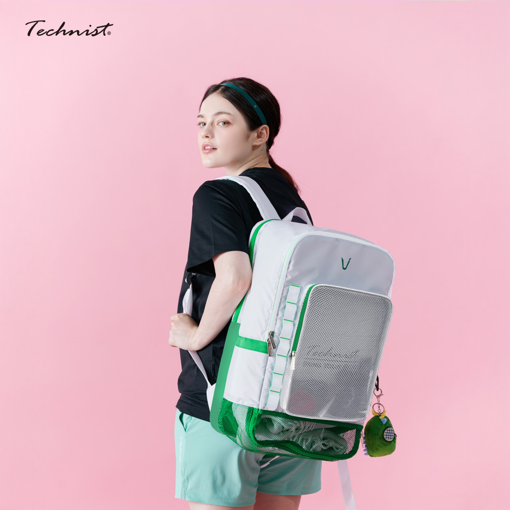 Technist TNB-5486 Racket Backpack (White/Green)