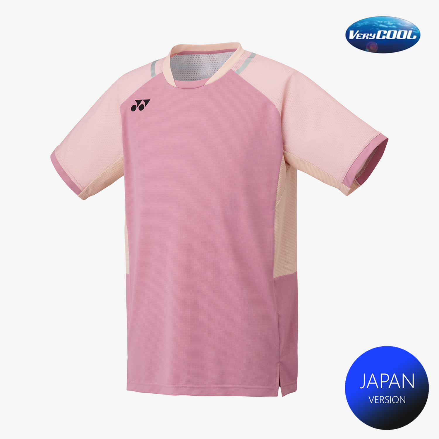 Yonex Men's Crew Neck Shirt 10633 (Pearl Rose)