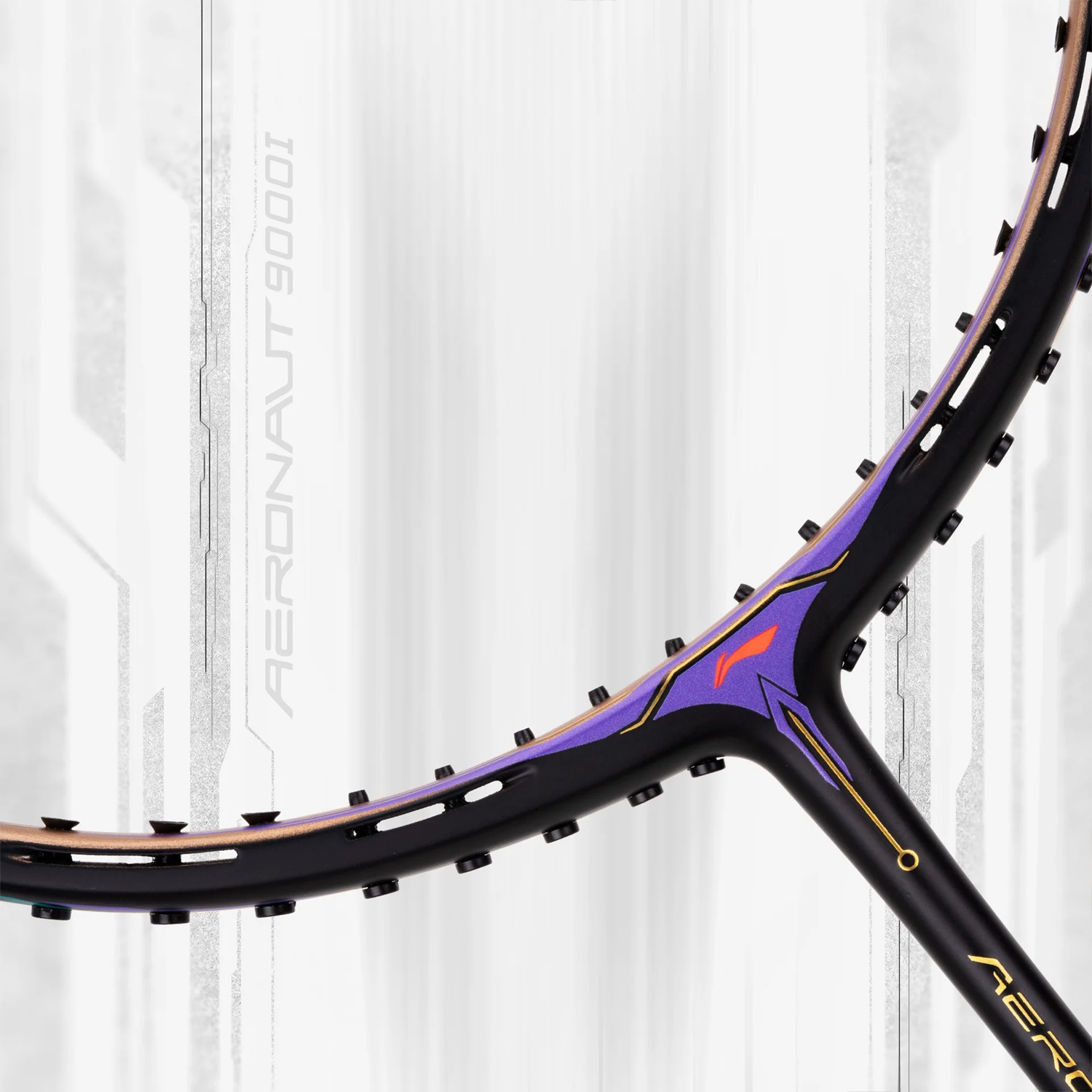 Li-Ning Aeronaut 9000 I (Black/Gold) – JoyBadminton Li-Ning Aeronaut 9000 I (Black/Gold) – JoyBadminton