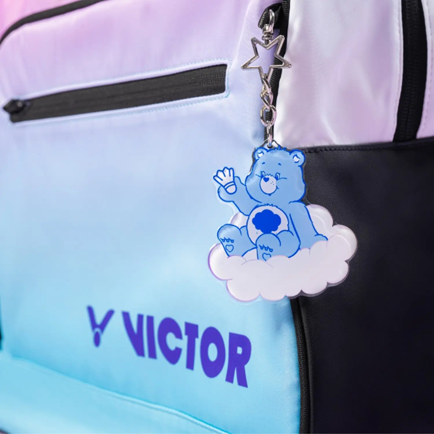 VICTOR X Care Bears Rectangular Racket Bag BR5625CBC IM (Chalk Pink/ Aquarius) 