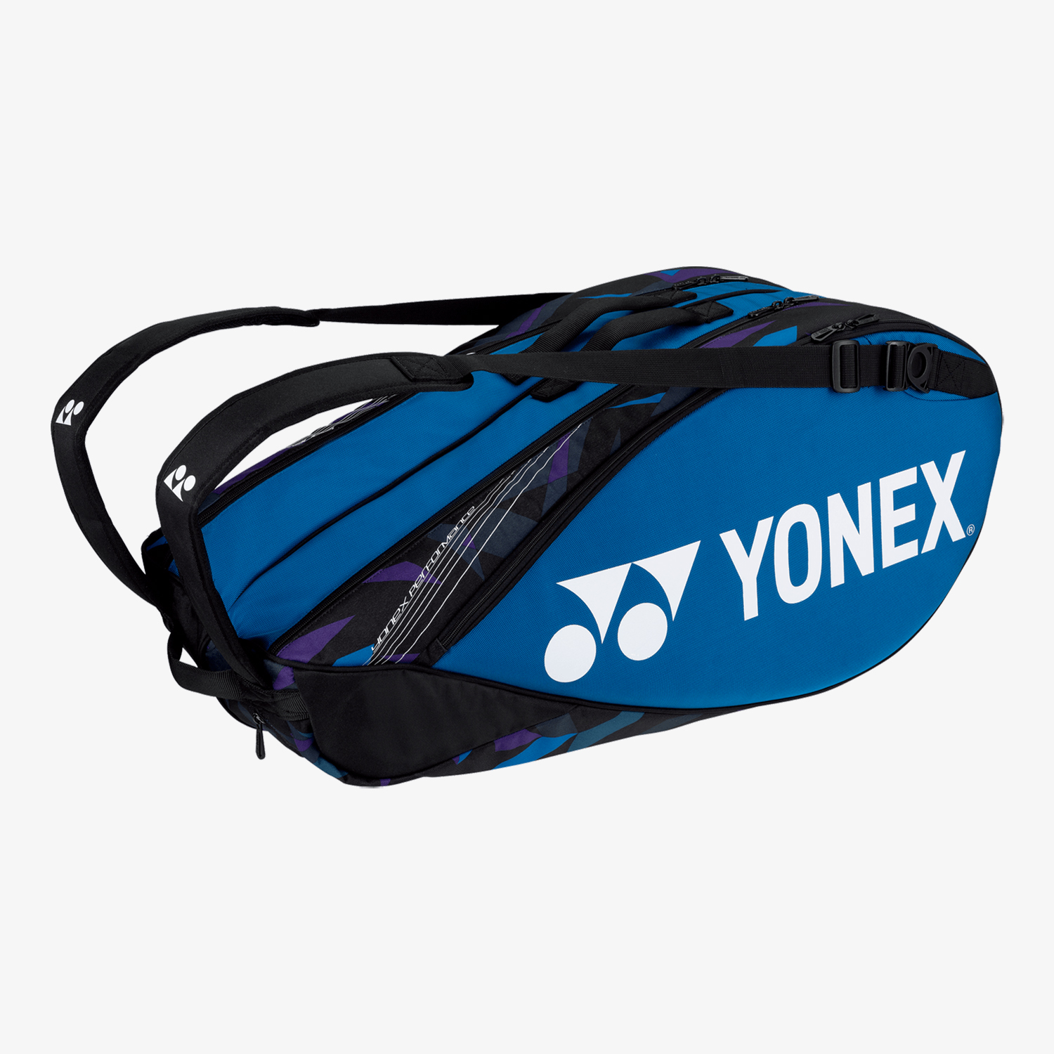 Yonex  BA92226 (Fine Blue) 6pk Pro Badminton Tennis Racket Bag 