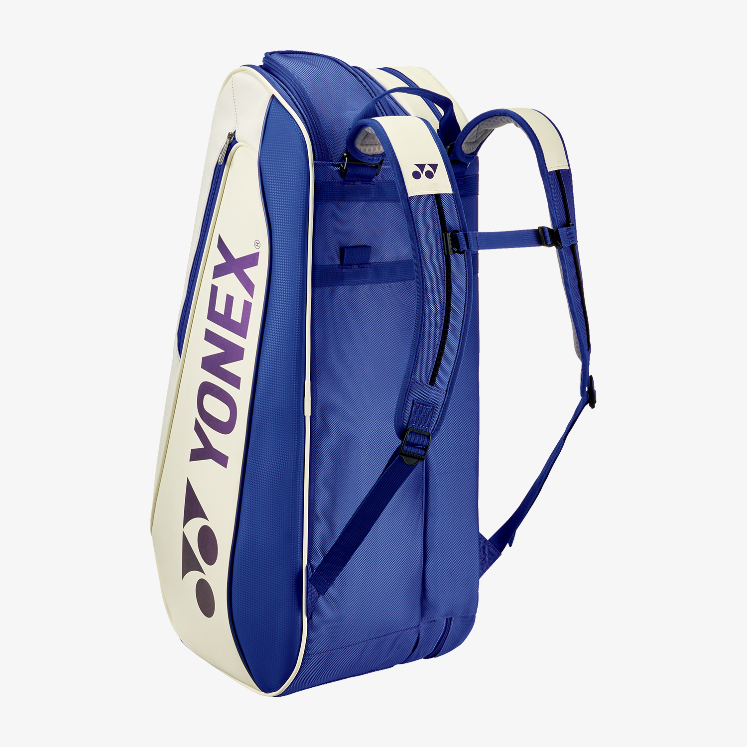 Yonex BAG02526WDB Expert Racket Bag 6pcs (White/Deep Blue)