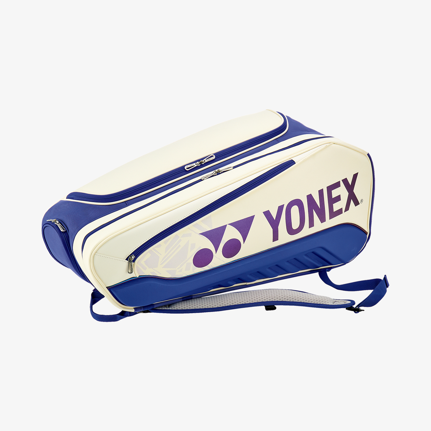 Yonex BAG02526WDB Expert Racket Bag 6pcs (White/Deep Blue