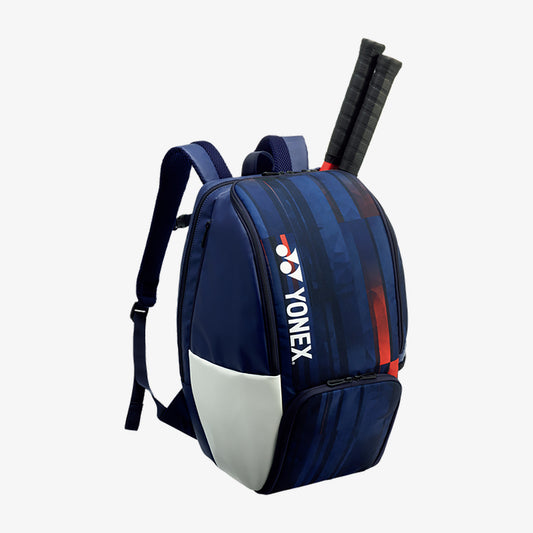 Yonex BAG12PALDWNR (White / Navy / Red) Pro Badminton Tennis Racket Backpack