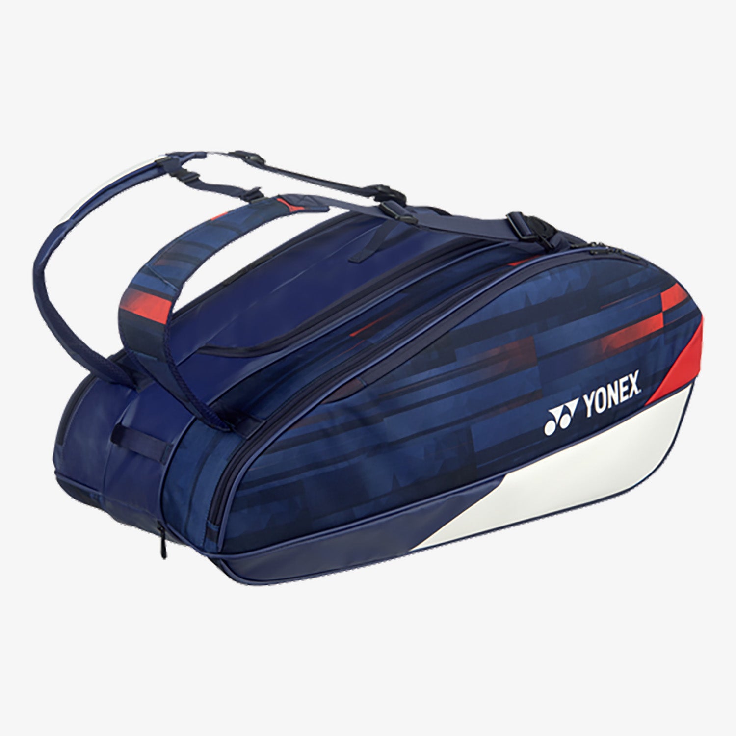 Yonex BAG29PALDWNR (White / Navy / Red) 9pk Limited Pro Badminton Tennis Racket Bag 