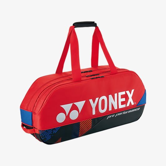 Yonex BAG92431WSC (Scarlet) 6pk Pro Tournament Badminton Tennis Racket Bag 