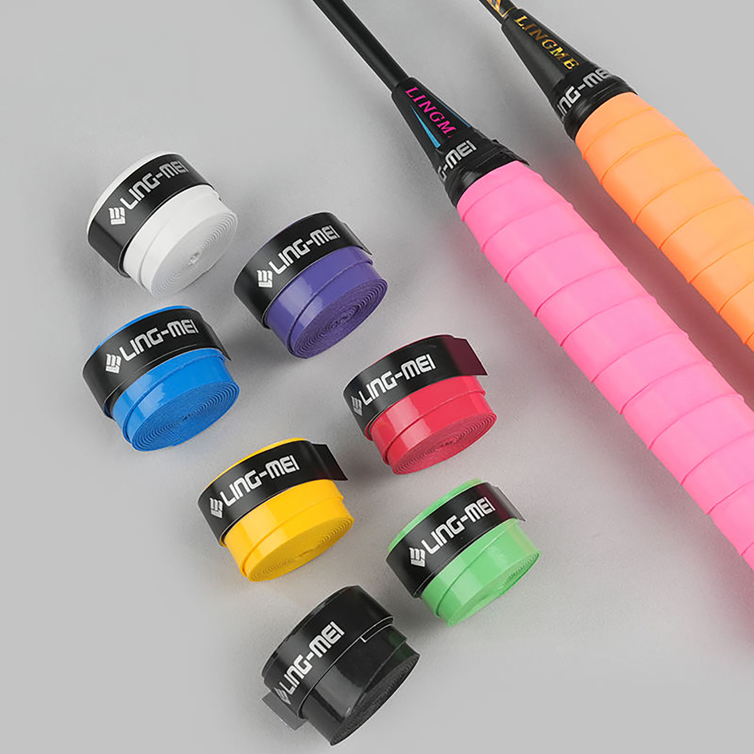 LingMei BG1000S Overgrip Mixed Colors (60pcs)