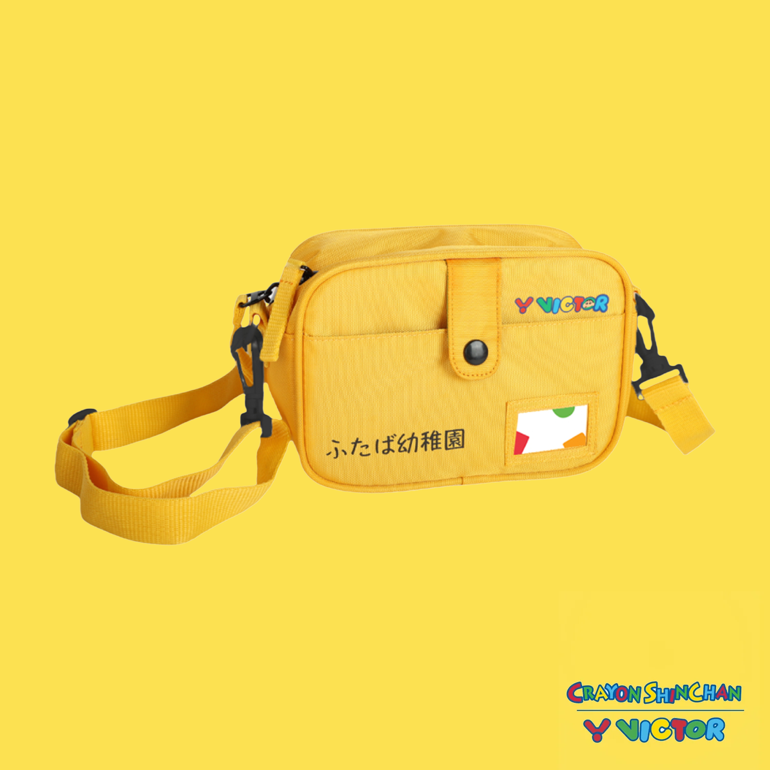 Victor x Crayon Shin Chan Pouch Bag BG905CS-E (Yellow)