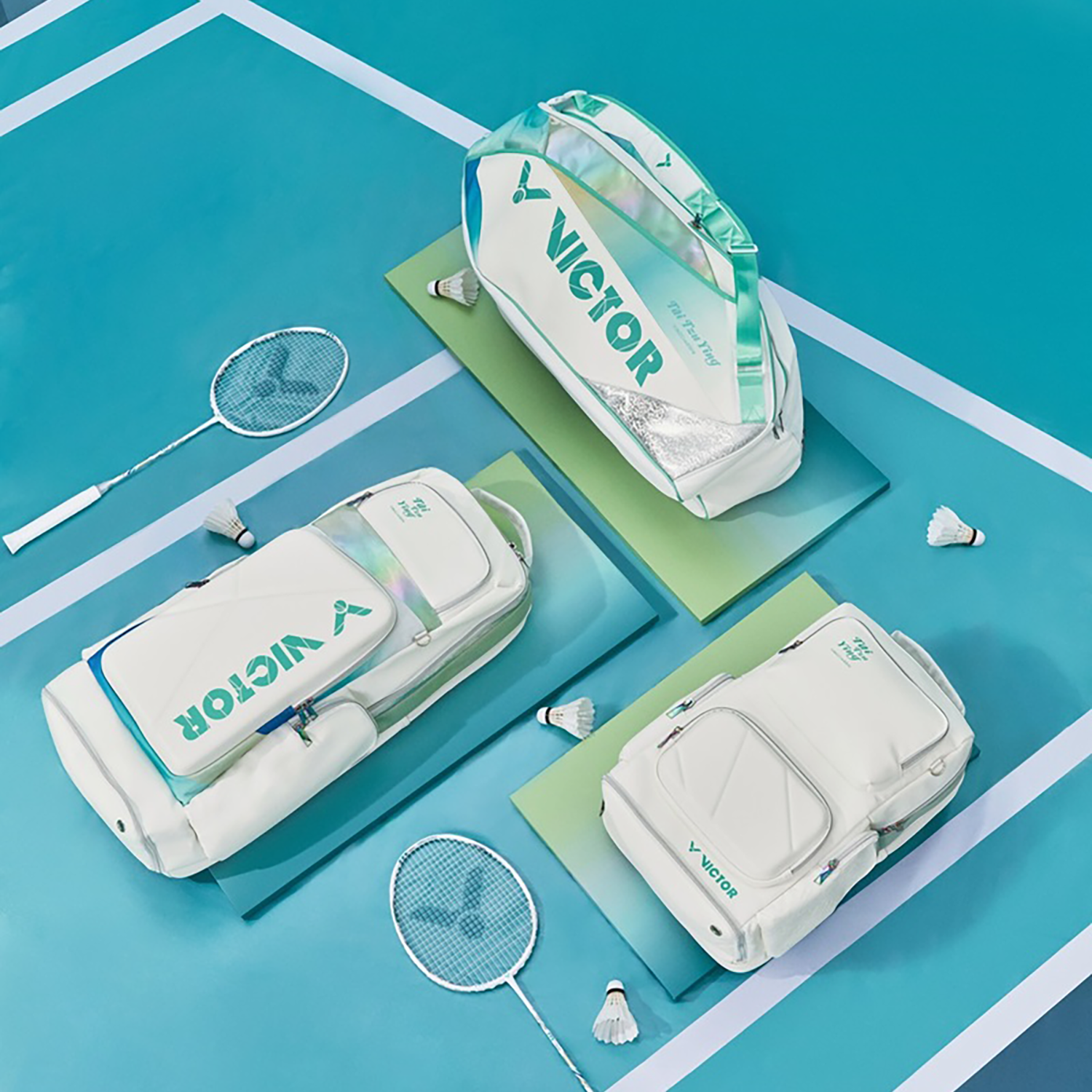 Victor Tai Tzu Ying Backpack BR5033TTY-AR (Bright White/ Cockatoo Green)