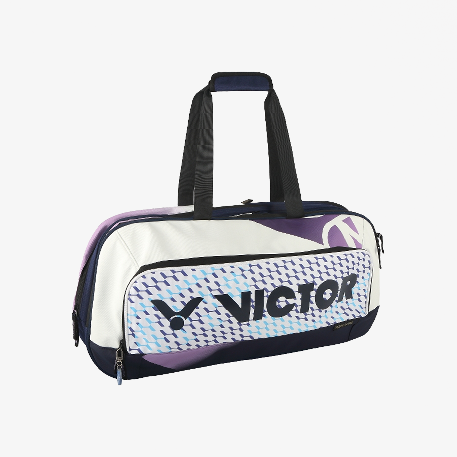 Victor Badminton Tennis Racket Bag BR9613 AJ (Bright White/Dark Purple)