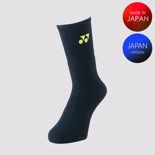 Yonex Men's Sports Socks 19120 (Navy / Citrus Green) 