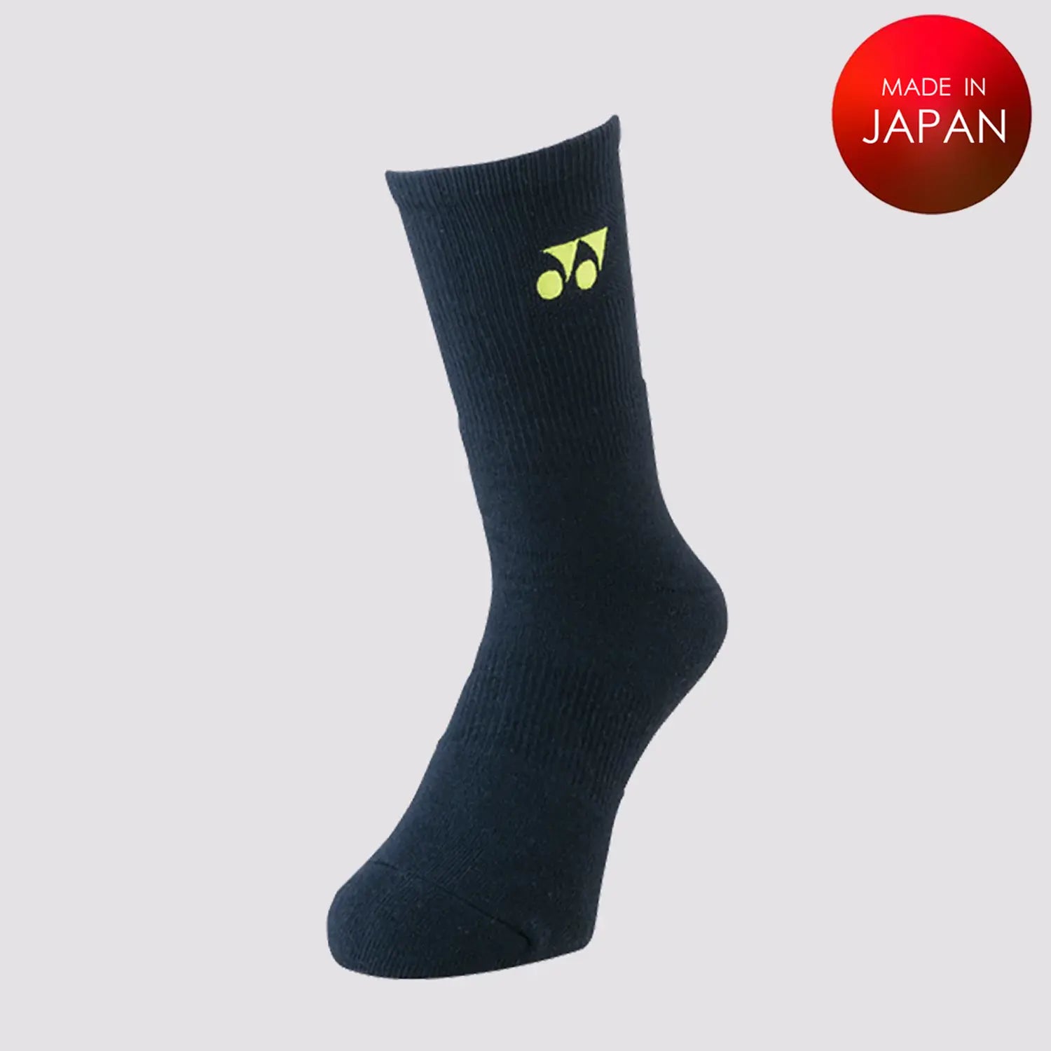 Yonex Men's XL Sports Socks 19120 (Navy / Citrus Green) 