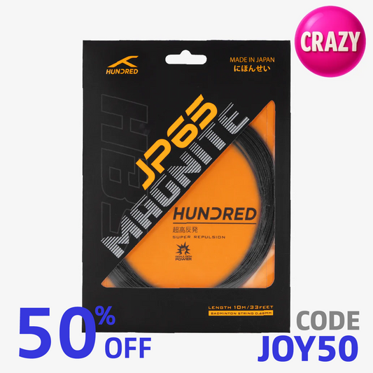 Hundred JP65 Magnite 10m Badminton String (Graphite Black)