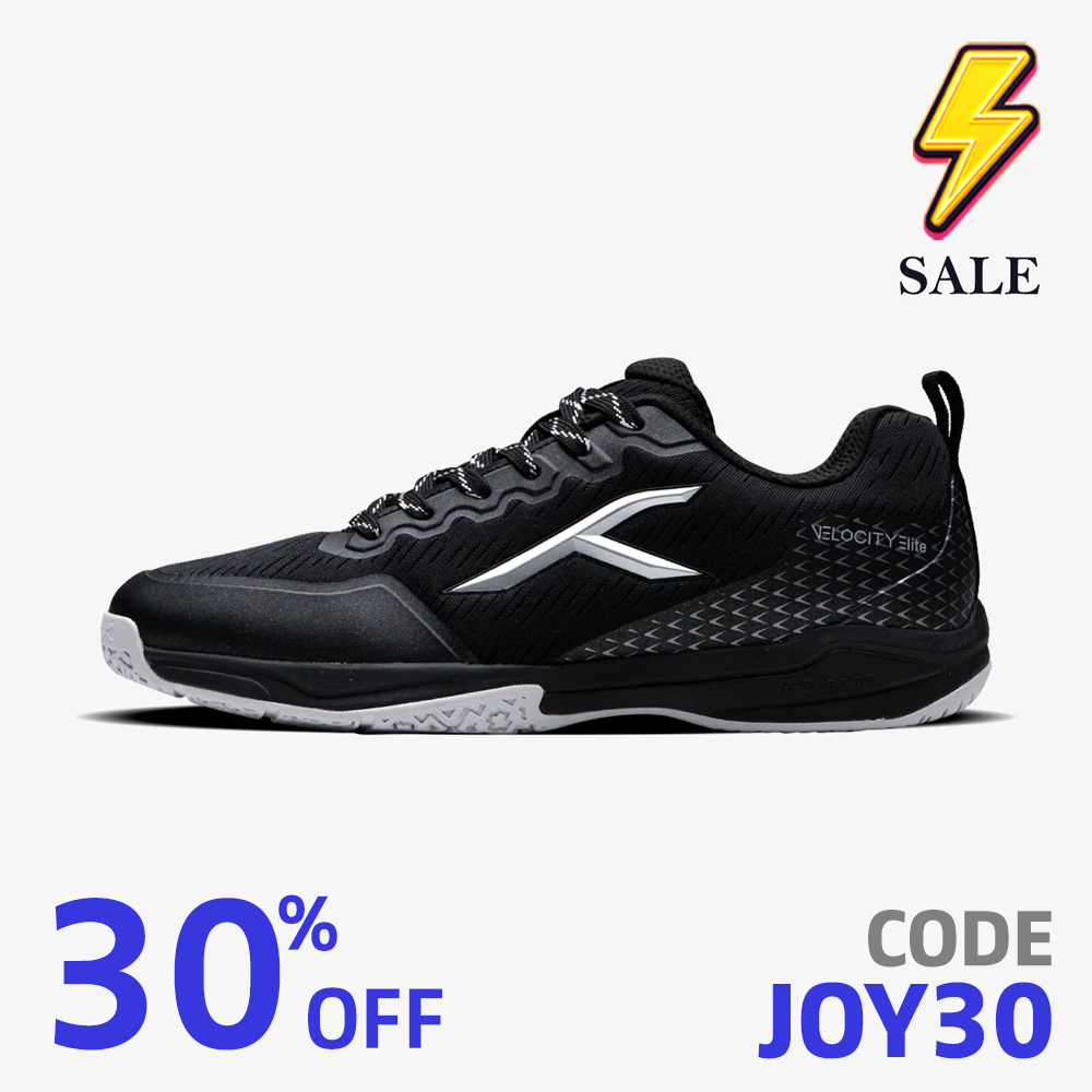 Hundred Velocity Elite Court Shoe (Black/Silver)