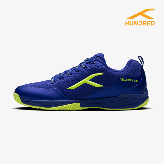 Hundred Velocity Elite Court Shoe (Navy Blue/Lime)