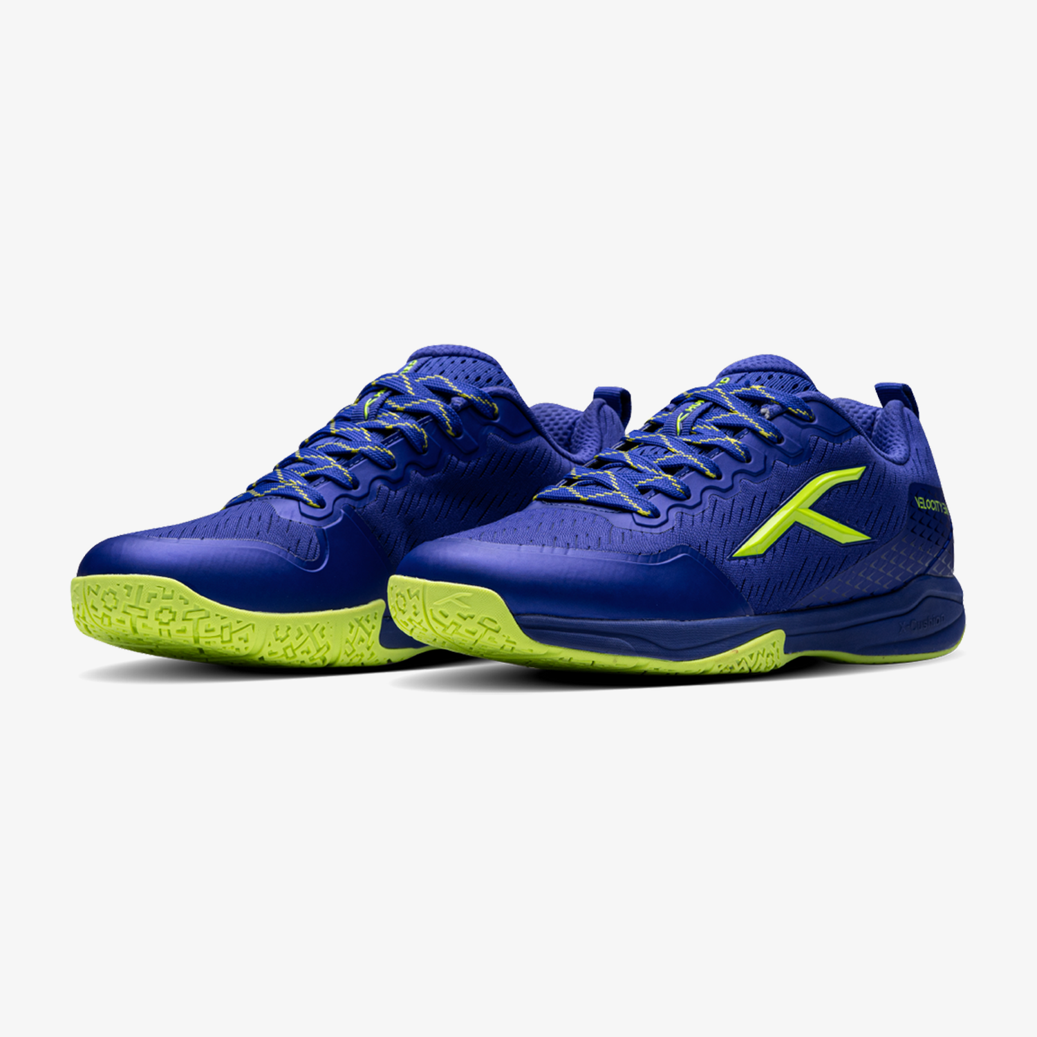 Hundred Velocity Elite Court Shoe (Navy Blue/Lime)