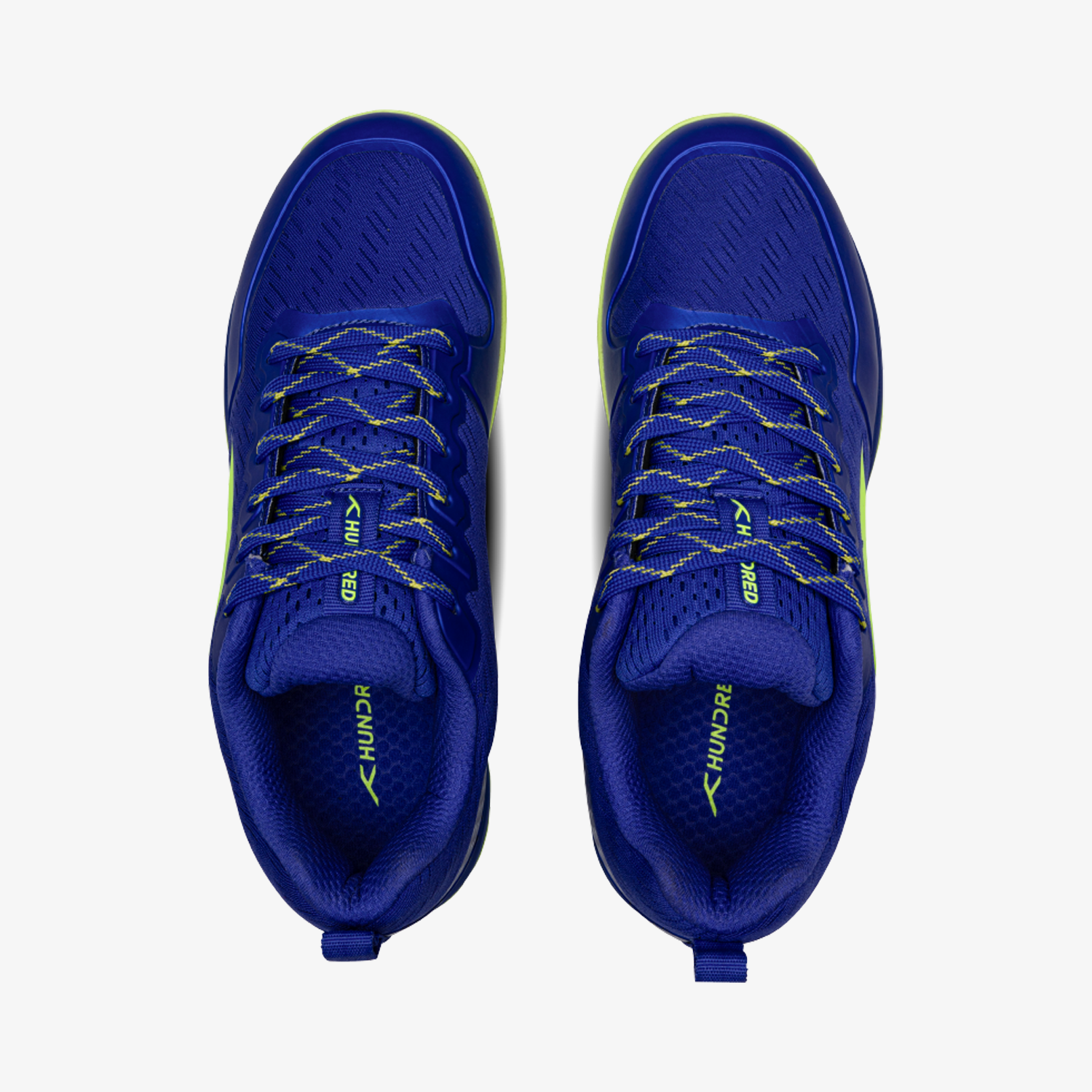 Hundred Velocity Elite Court Shoe (Navy Blue/Lime)