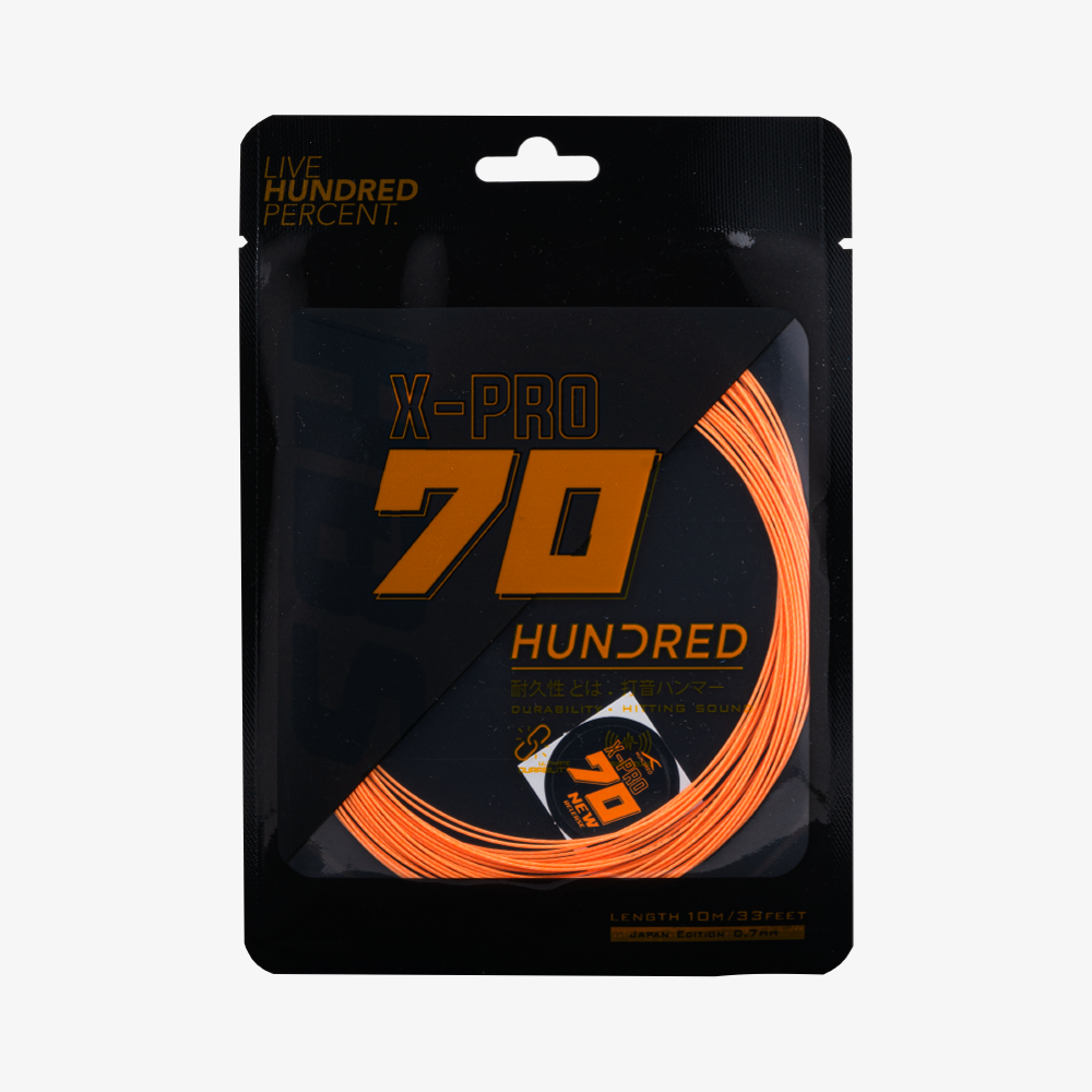 Hundred 70 X Pro 10m Badminton String (Popsicle Orange)