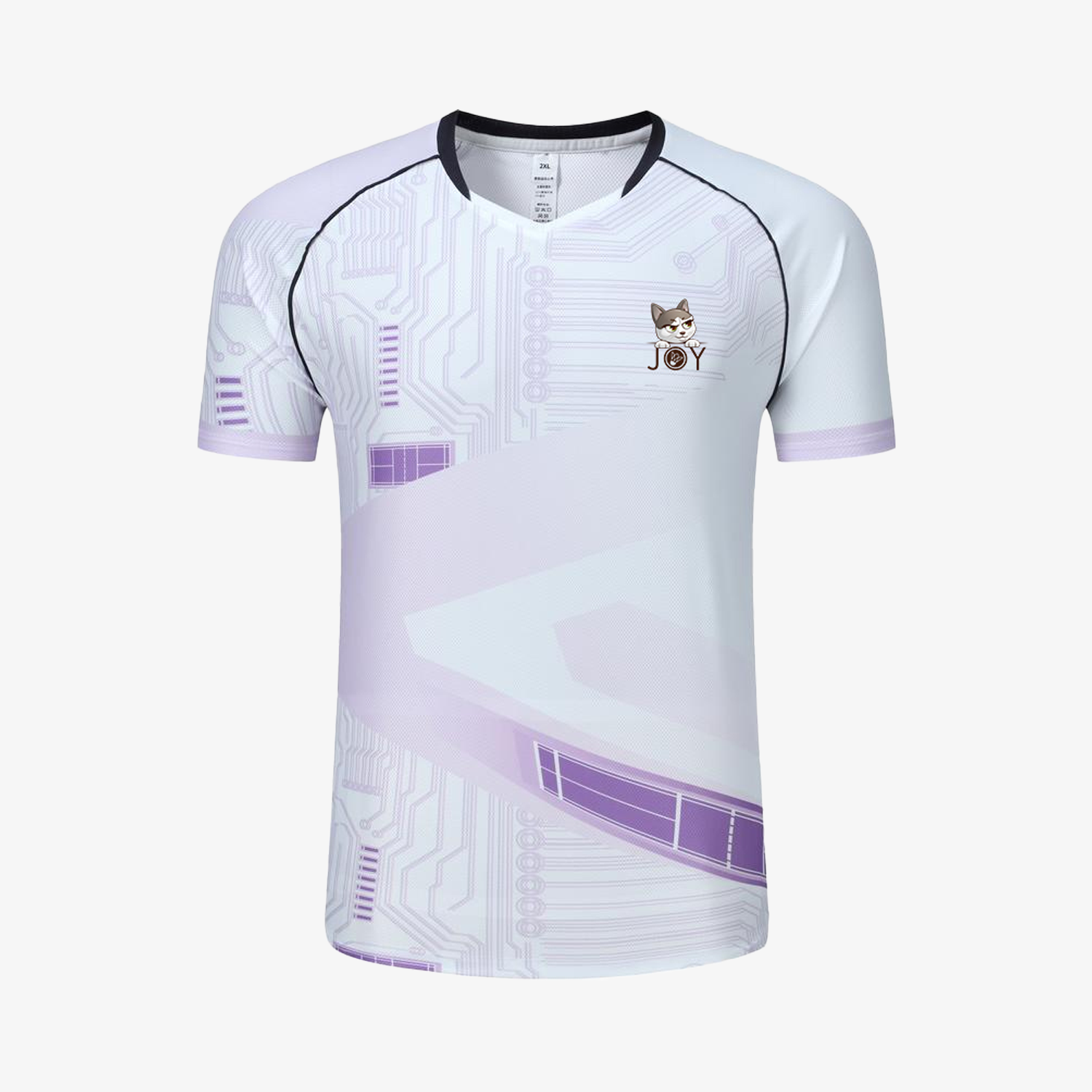 Joy T-Shirt JOY0281G (White/Purple)