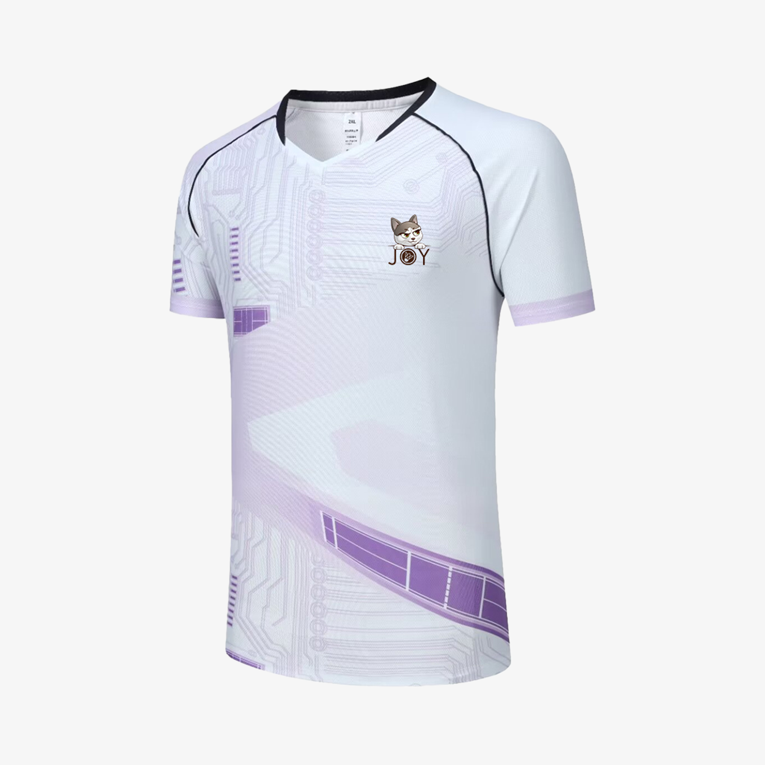 Joy T-Shirt JOY0281G (White/Purple)