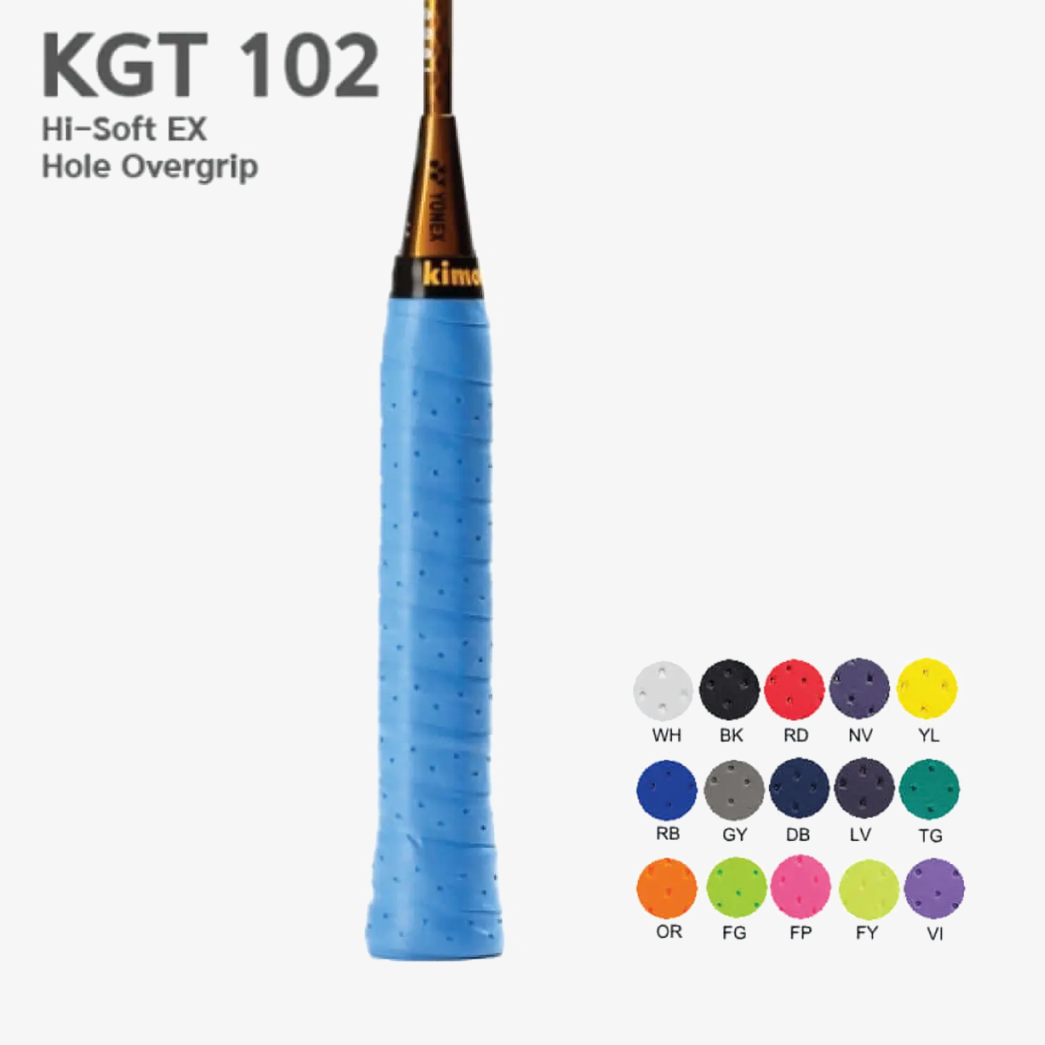 Kimony KGT102 Hi-Soft EX Perforated Badminton Grip Tape