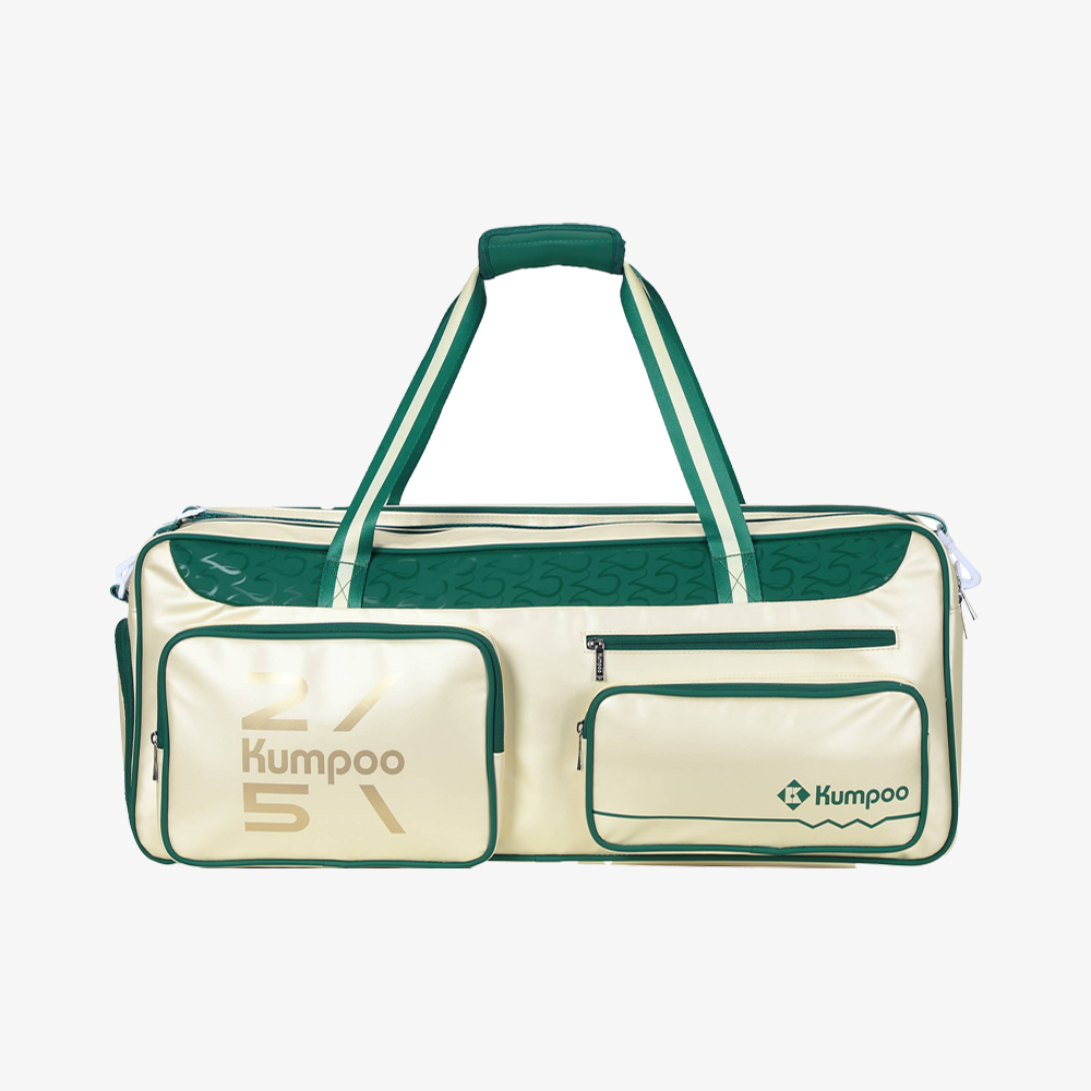 Kumpoo 25TH Edition Rectangular Racket Bag KB-566 (White/Green)