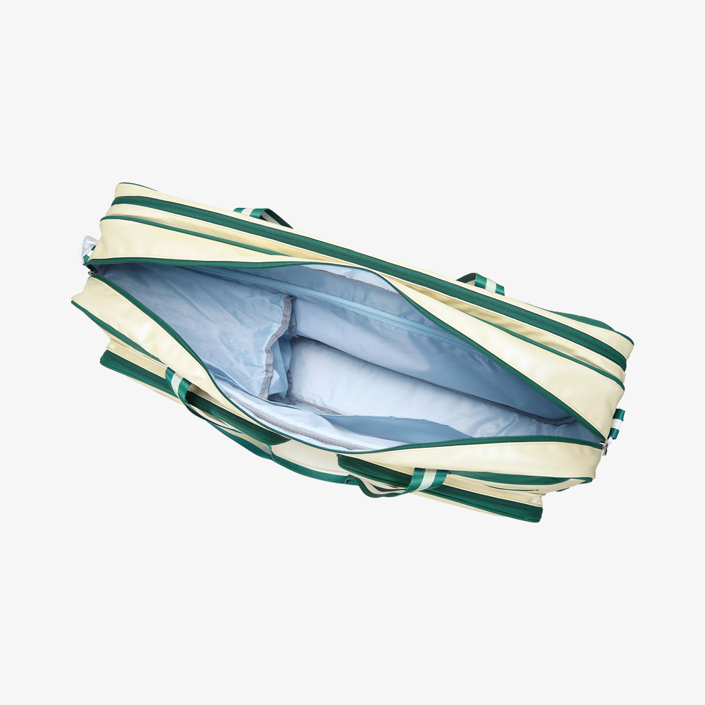 Kumpoo 25TH Edition Rectangular Racket Bag KB-566 (White/Green)