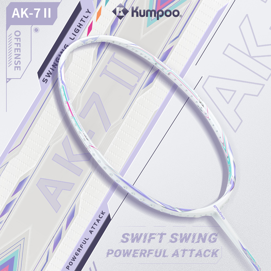 Kumpoo AK7 II Badminton Racket (White) (808)