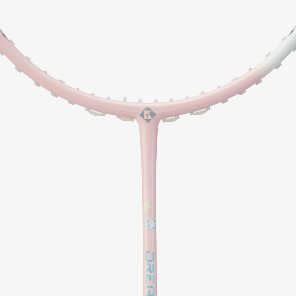 Kumpoo Dream Badminton Racket (White/Pink) (419)