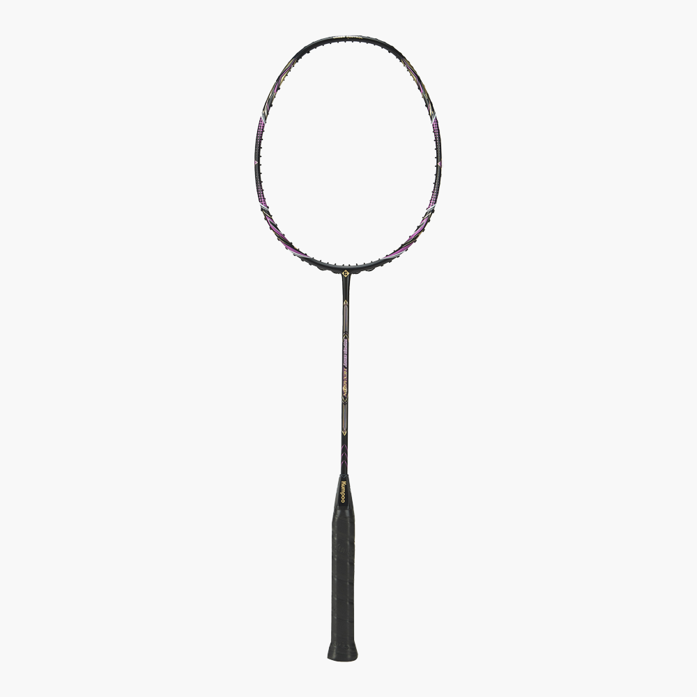 Kumpoo Hyper Shot Hexagon Badminton Racket (Black/Purple)