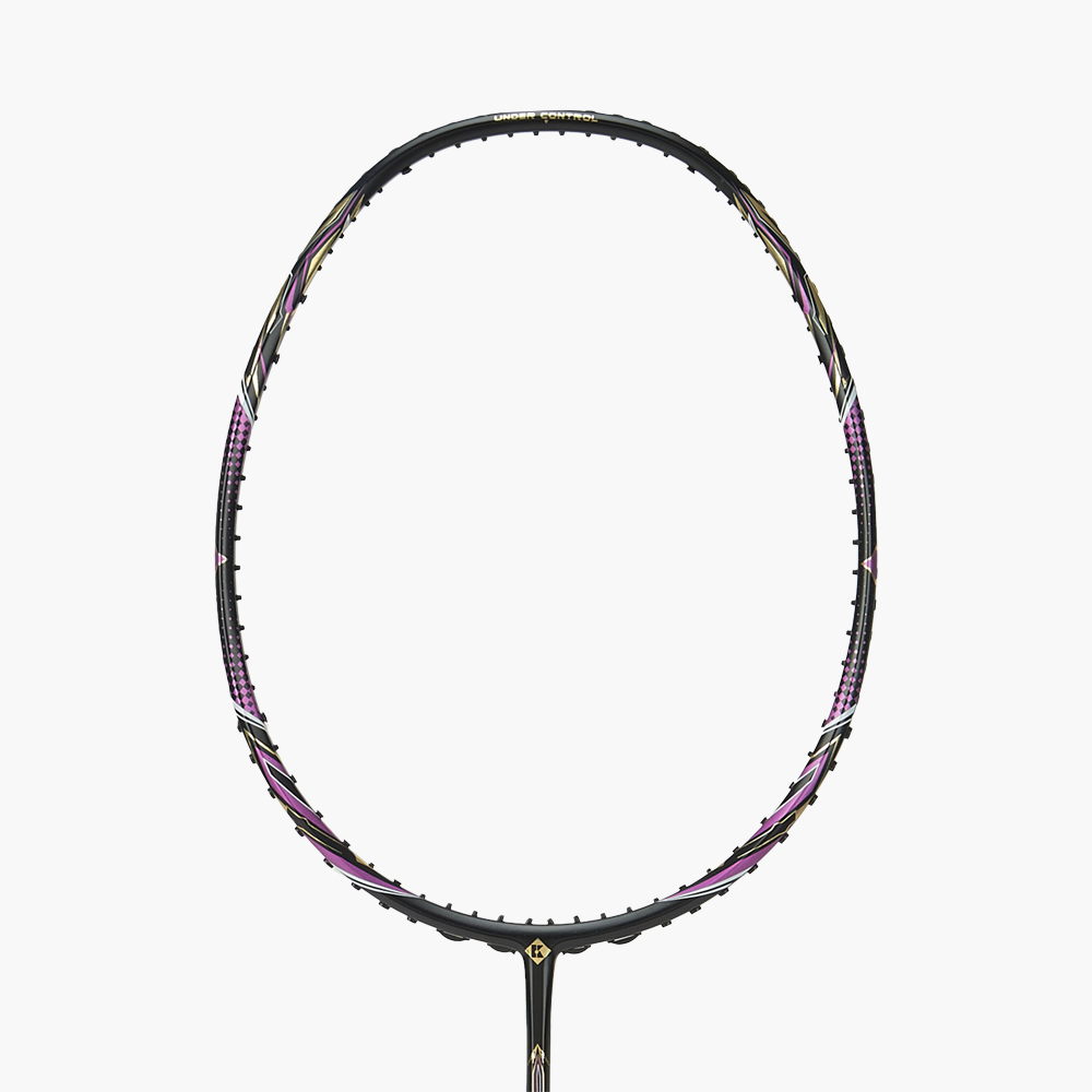 Kumpoo Hyper Shot Hexagon Badminton Racket (Black/Purple)