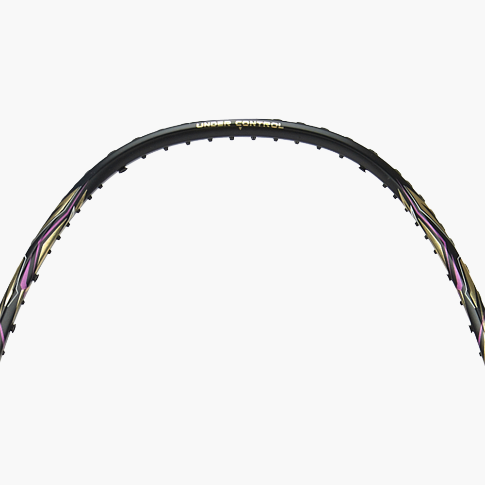 Kumpoo Hyper Shot Hexagon Badminton Racket (Black/Purple)