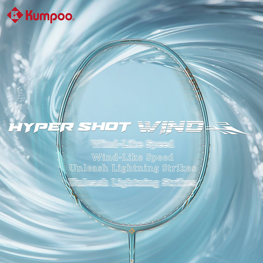 Kumpoo Hyper Shot Wind Badminton Racket (Blue) (298)