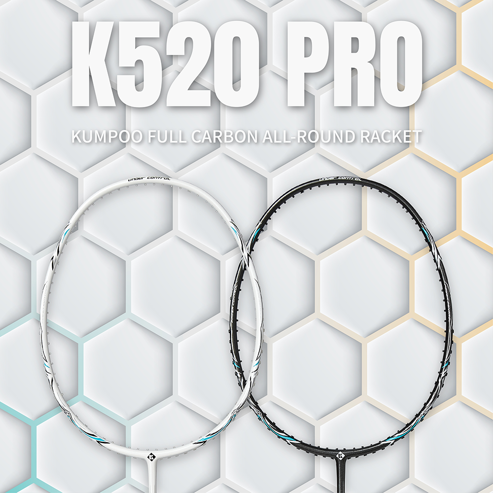 Kumpoo K520 Pro Badminton Racket (White) (137)