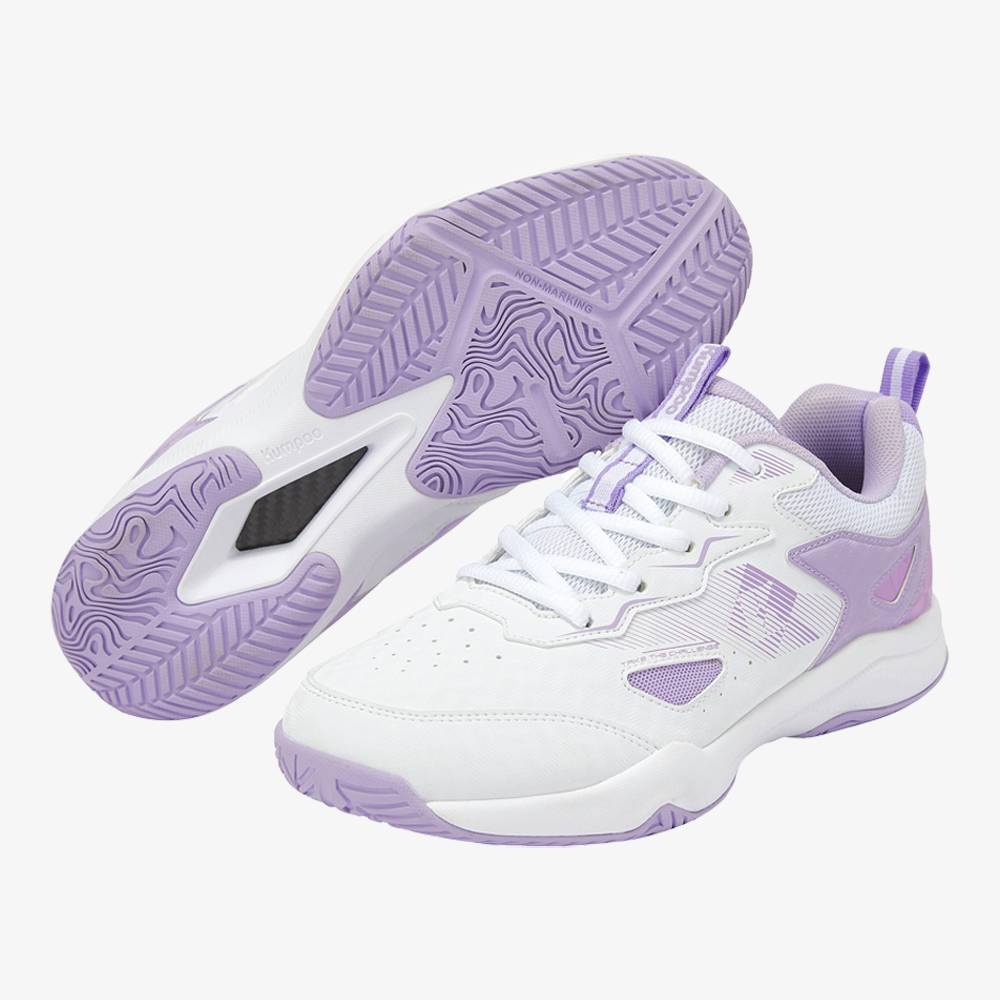 Kumpoo KH-E319 Court Shoe (White/Purple)
