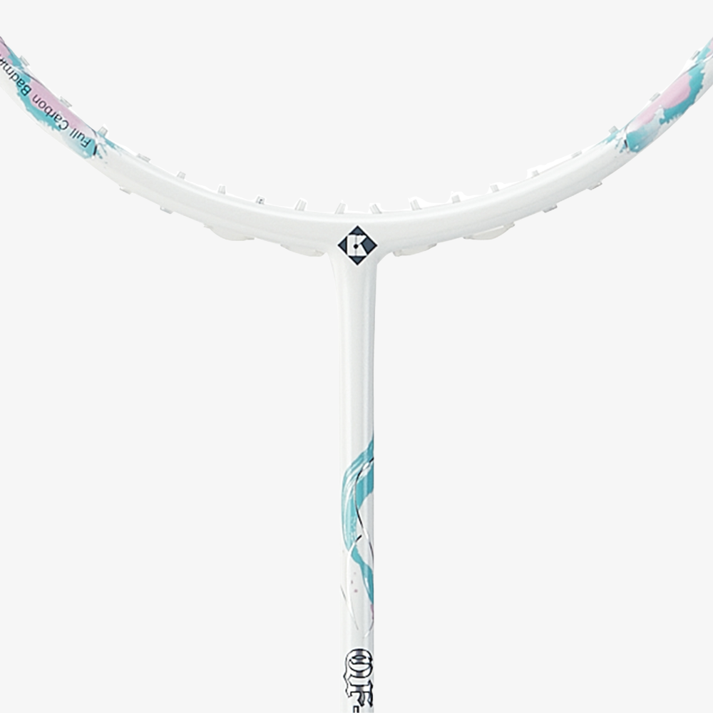 Kumpoo QF 10 Badminton Racket (White/Green) (126)
