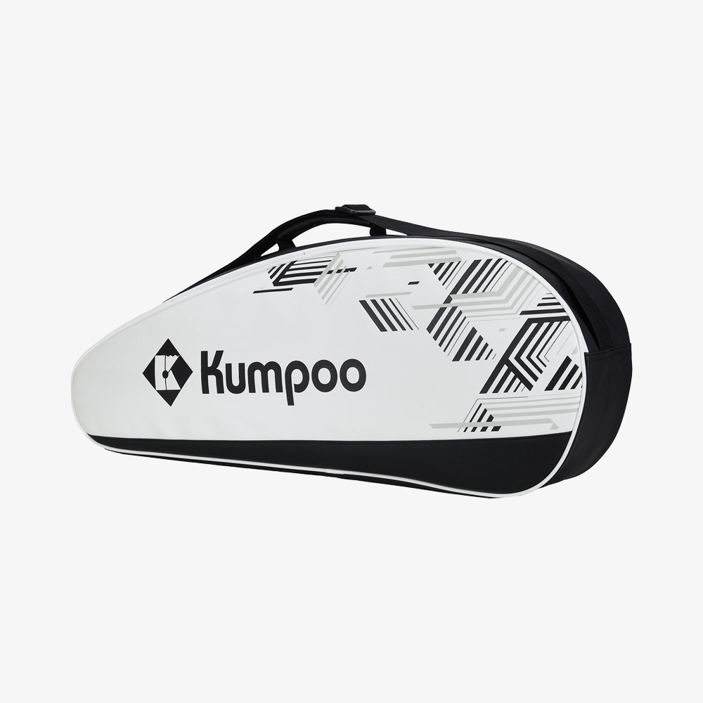Kumpoo Racket Bag 3pc KB-631 (Black/White)