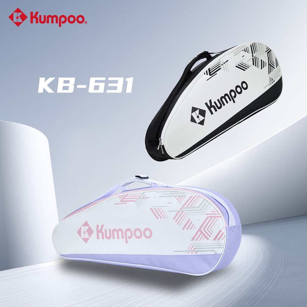Kumpoo Racket Bag 3pc KB-631 (Purple/White)