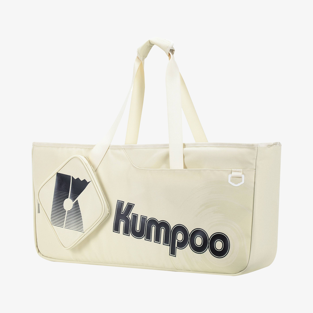 Kumpoo Rectangular Racket Bag KB-634 (Off White/Black)