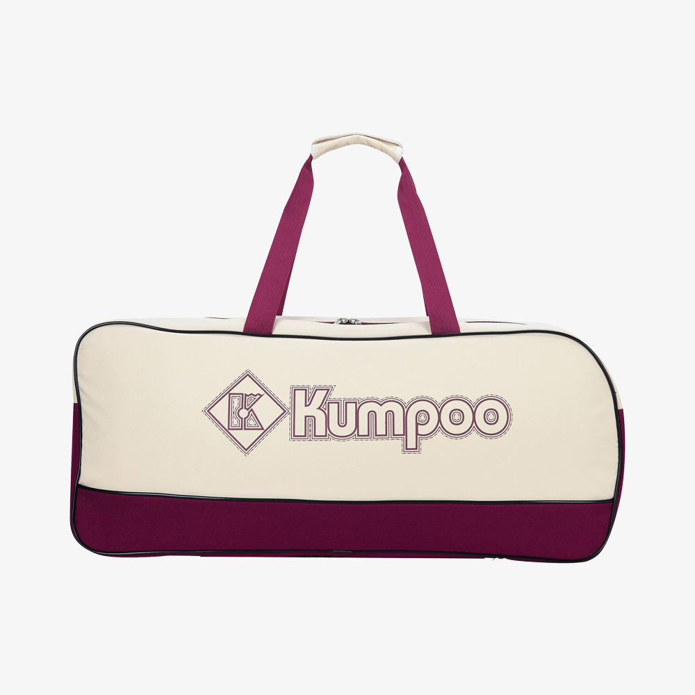 Kumpoo Rectangular Racket Bag KB-664 (Off White/Red)