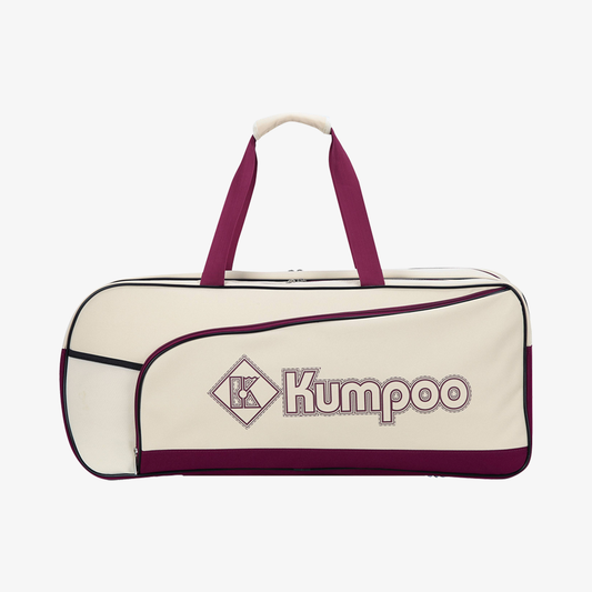Kumpoo Rectangular Racket Bag KB-664 (Off White/Red)